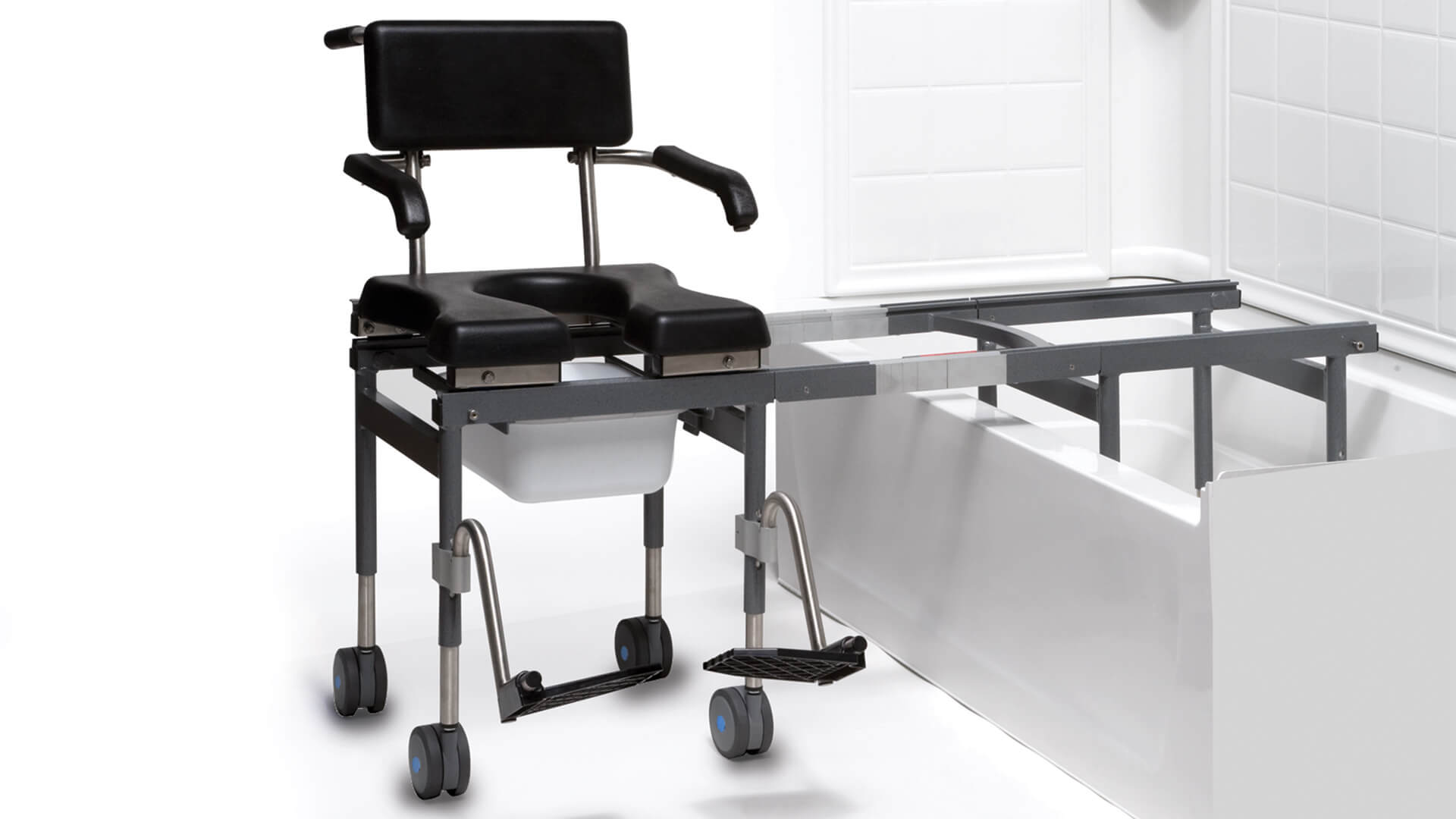 3-1 Sliding Commode Bench