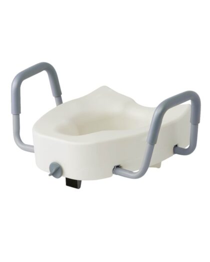 Elongated Toilet Seat with Arms